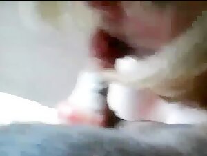 Big breast woman lick dog cock