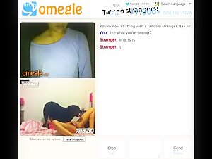 Rare Omegle Teen Watching