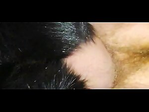 Fucking her warm hole