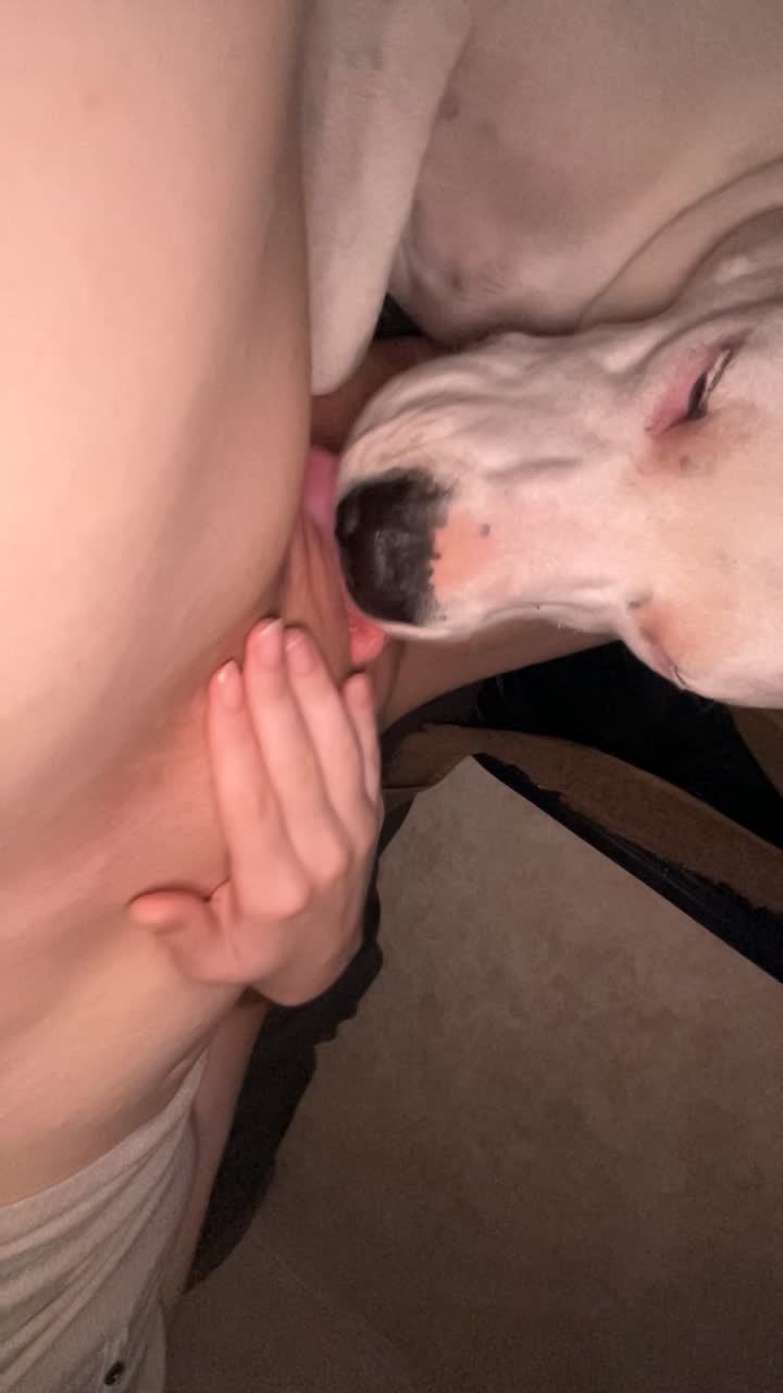 Cute teens cums on her dogs tongue. - BestialitySexTaboo - Bestiality Sex  Taboo