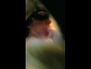 Dog facefuck girl