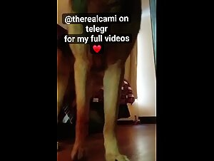 19yo fucking her dog