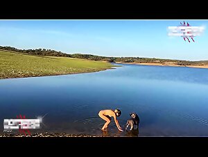 Portuguese Girl suffering in the huge Simba's  Knot 💦