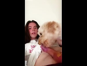 Trans getting her dick licked